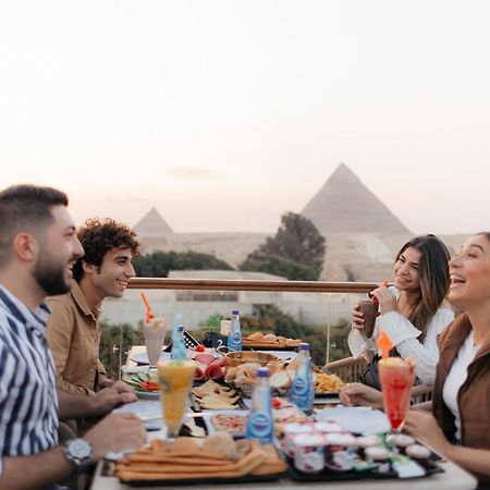 Tree Lounge Pyramids View Inn , Sphinx Giza Kafret el-Gabal Eksteriør bilde