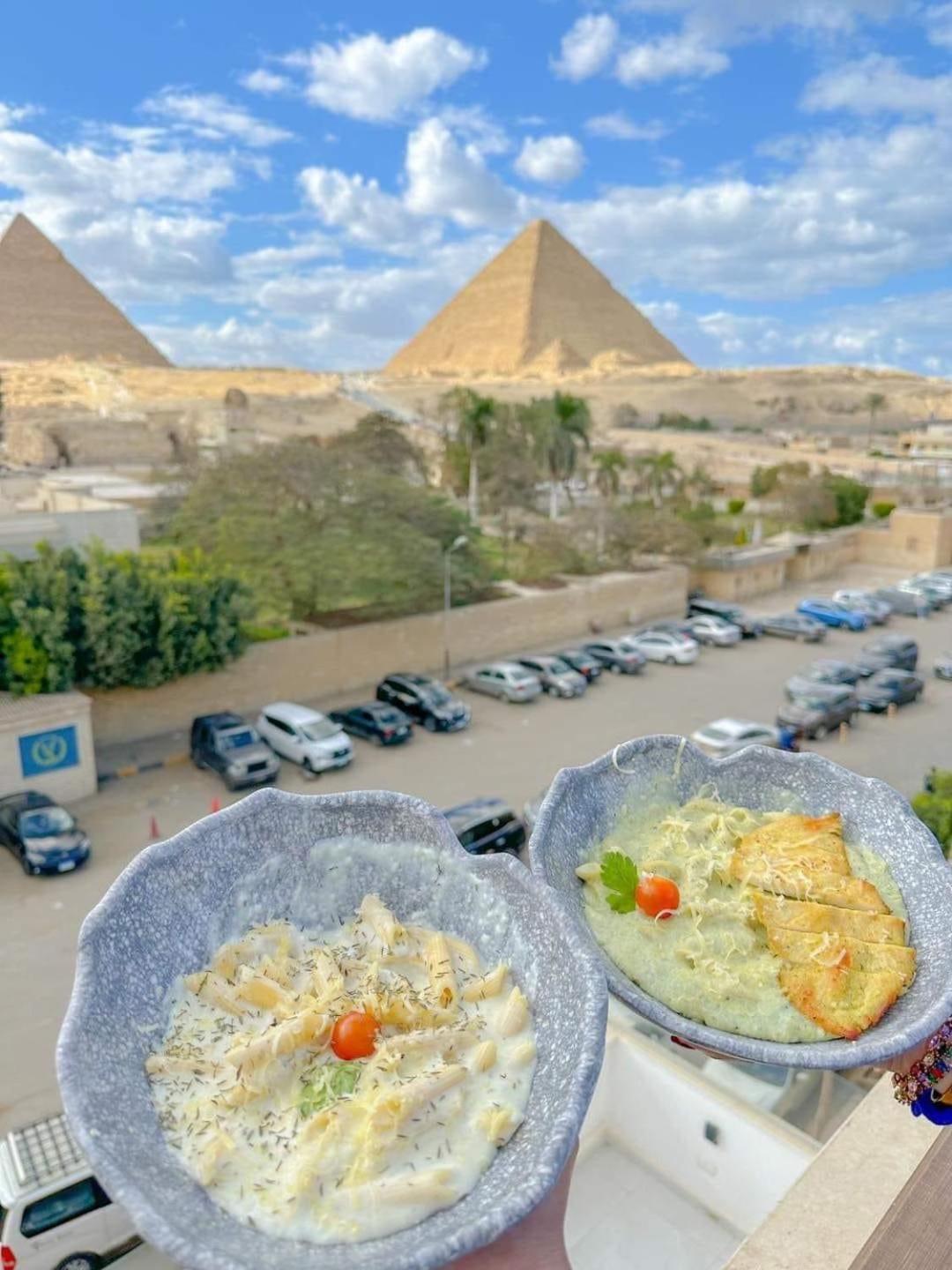 Tree Lounge Pyramids View Inn , Sphinx Giza Kafret el-Gabal Eksteriør bilde