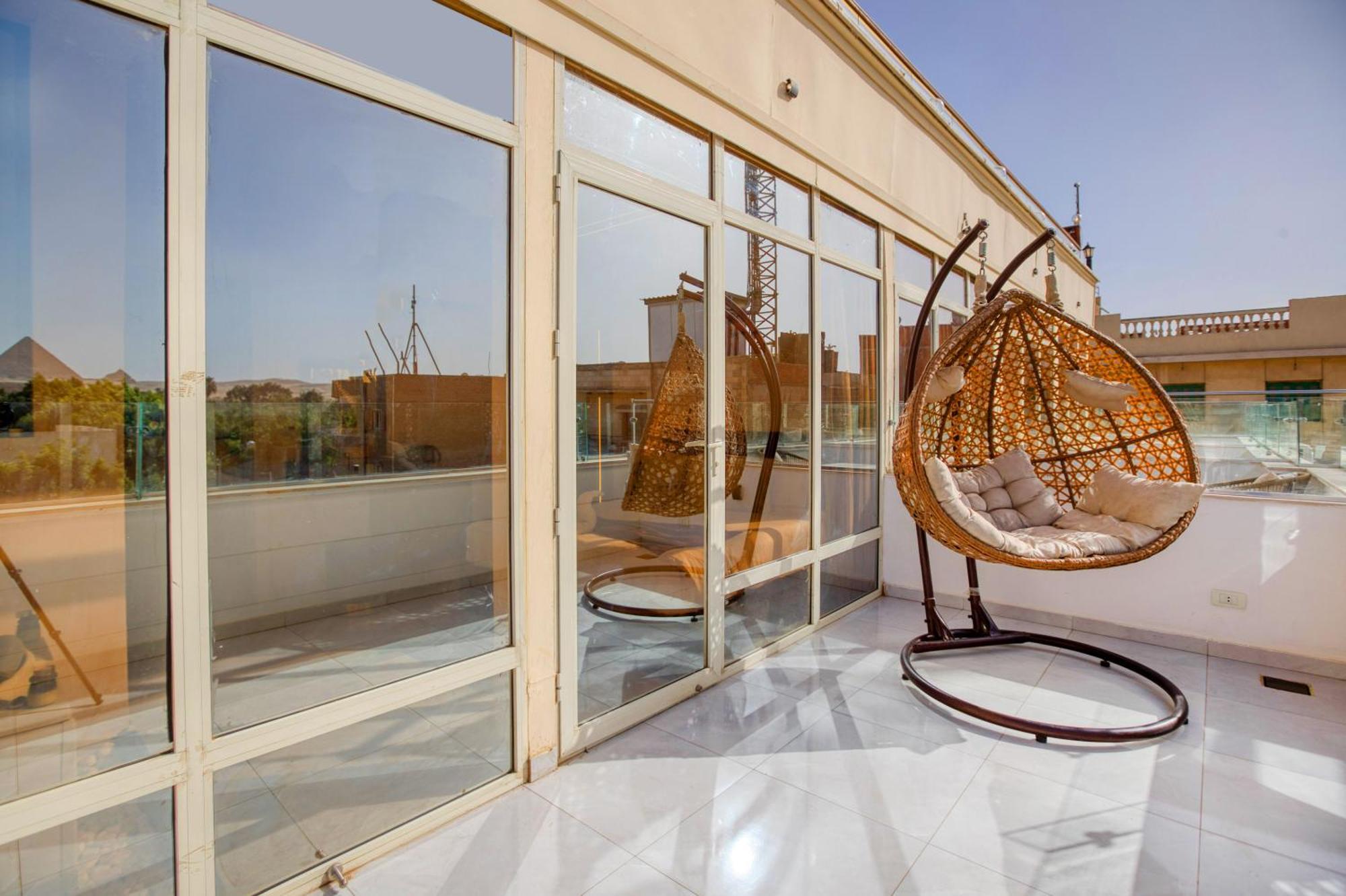 Tree Lounge Pyramids View Inn , Sphinx Giza Kafret el-Gabal Eksteriør bilde