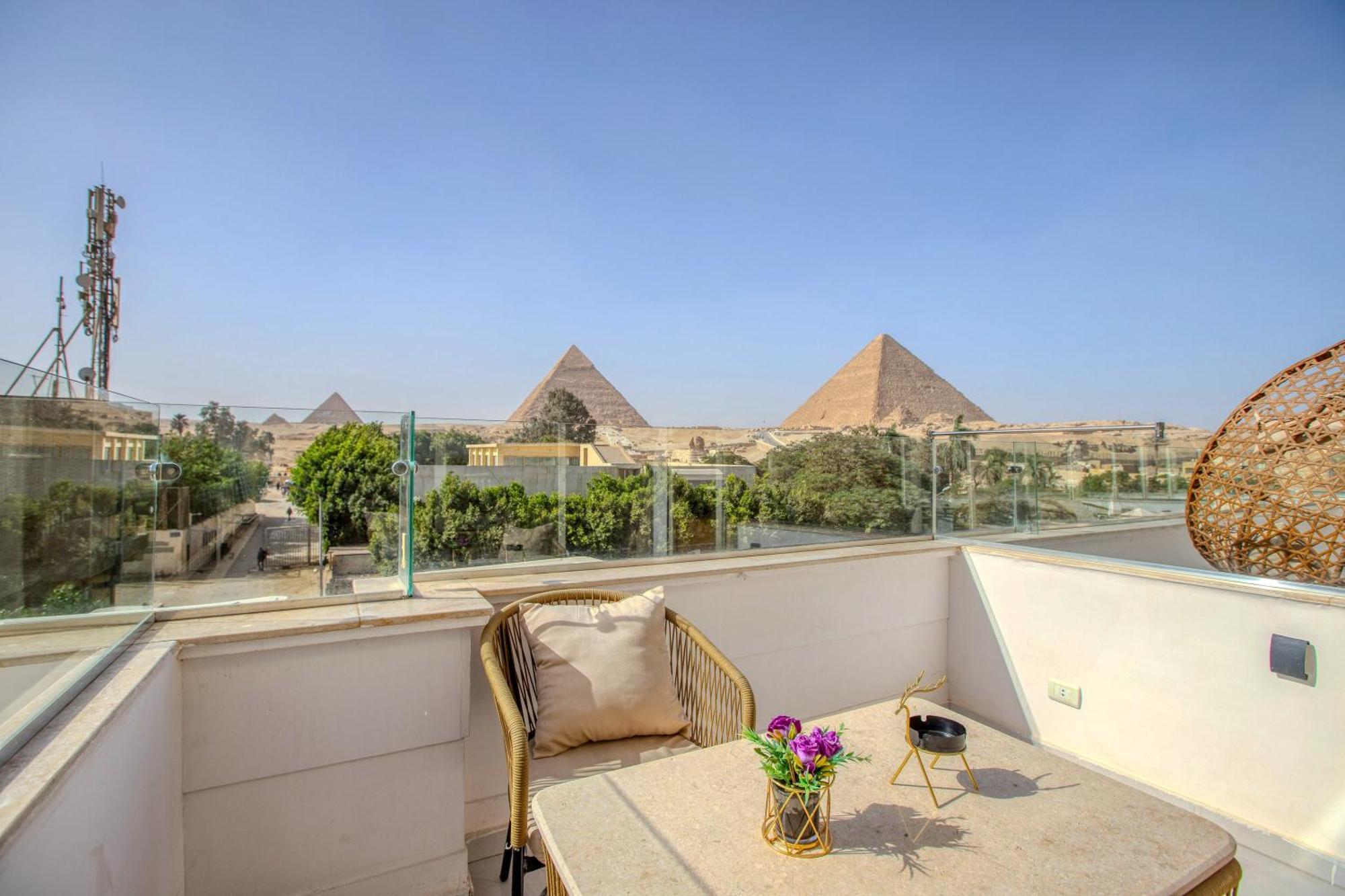 Tree Lounge Pyramids View Inn , Sphinx Giza Kafret el-Gabal Eksteriør bilde