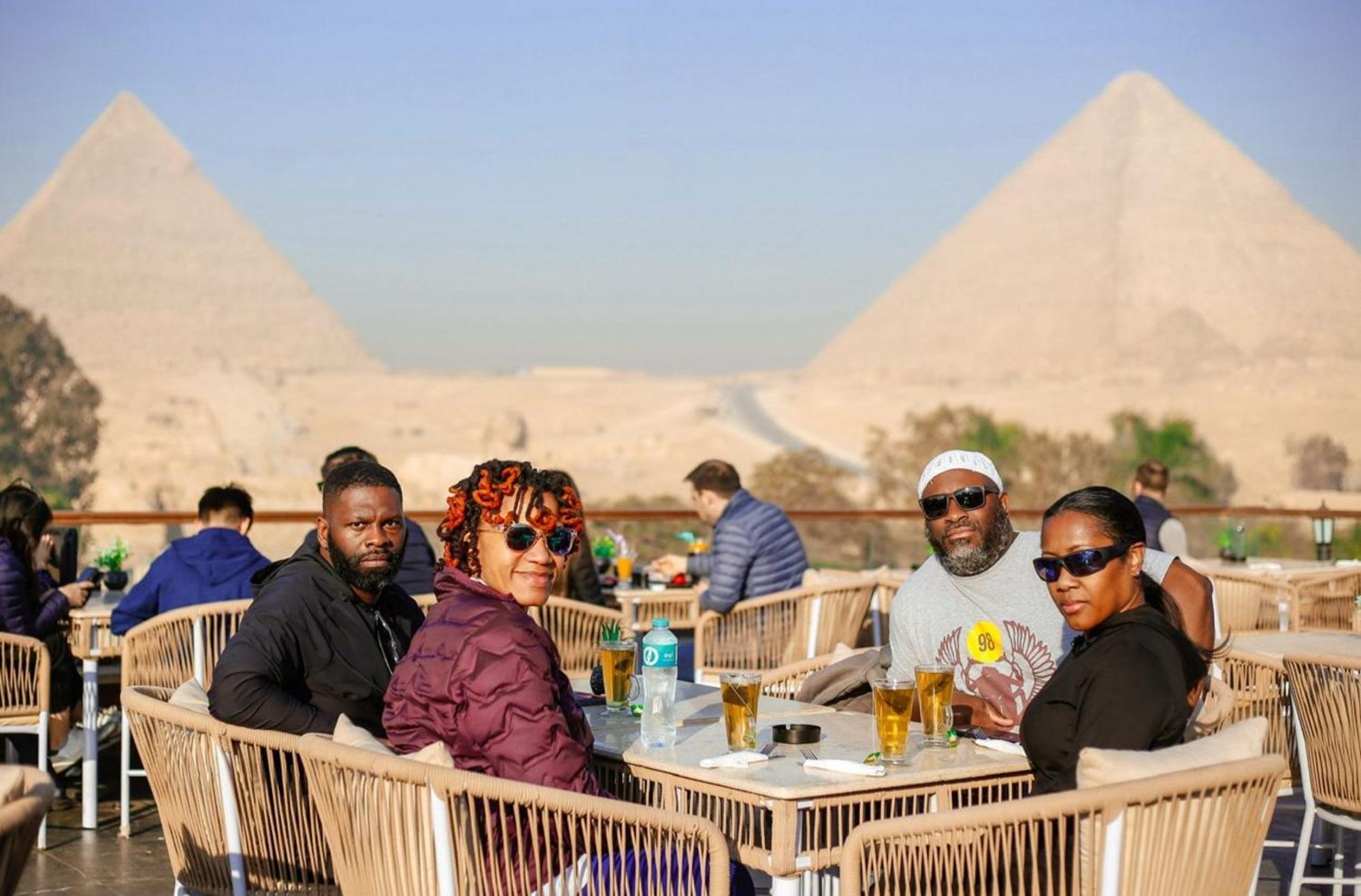 Tree Lounge Pyramids View Inn , Sphinx Giza Kafret el-Gabal Eksteriør bilde