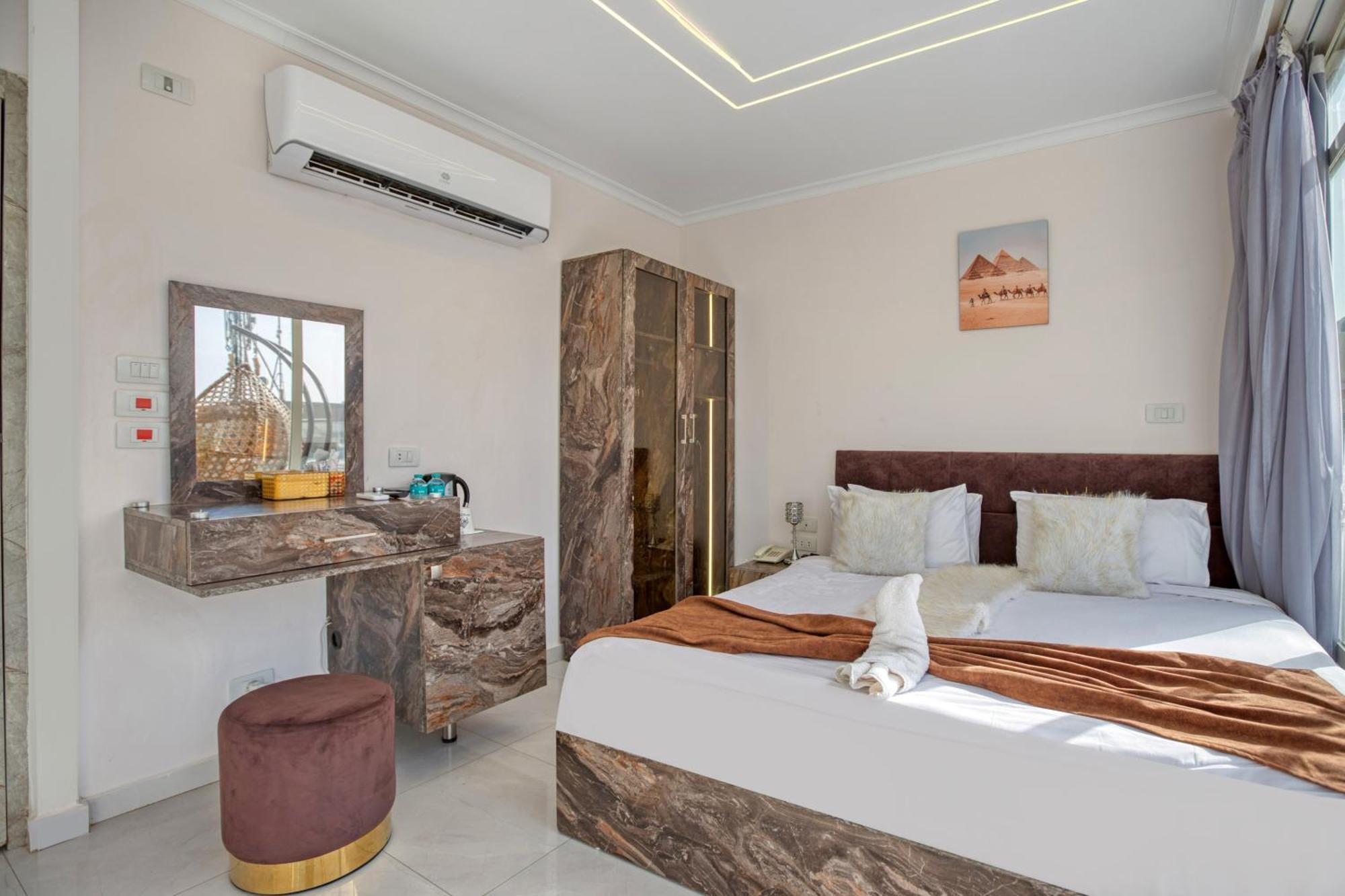Tree Lounge Pyramids View Inn , Sphinx Giza Kafret el-Gabal Eksteriør bilde