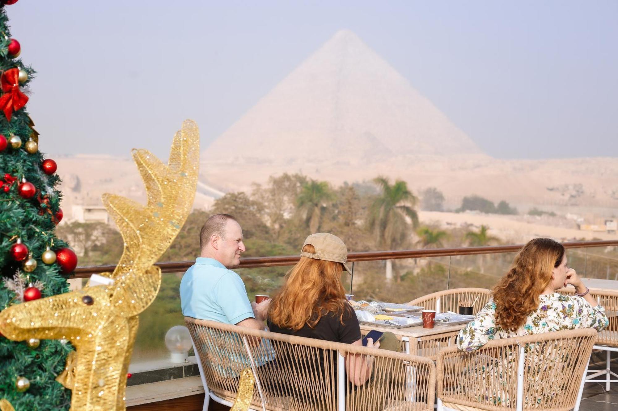 Tree Lounge Pyramids View Inn , Sphinx Giza Kafret el-Gabal Eksteriør bilde