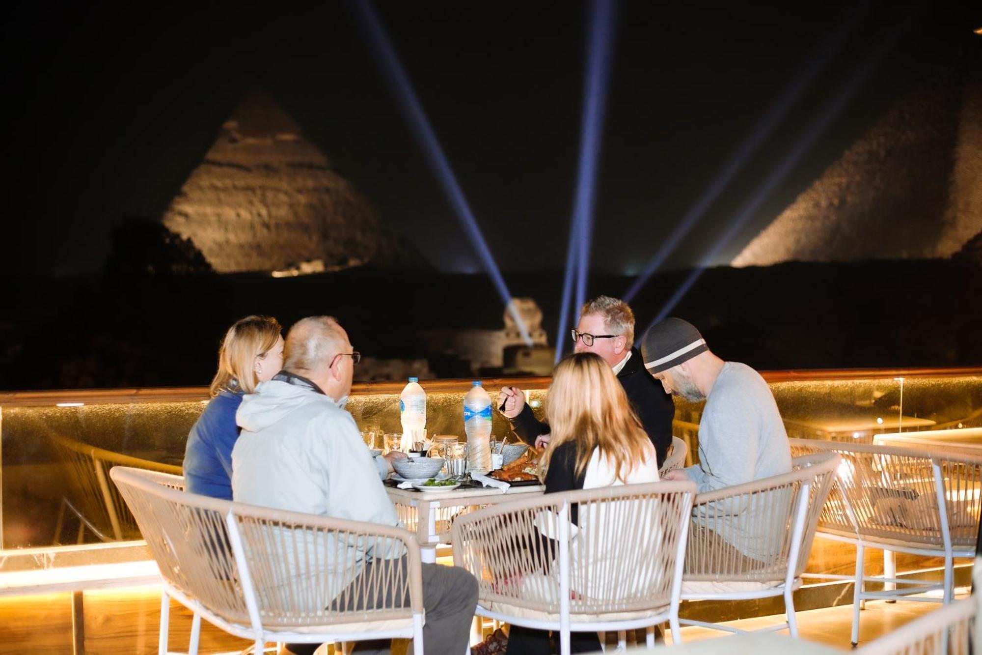 Tree Lounge Pyramids View Inn , Sphinx Giza Kafret el-Gabal Eksteriør bilde