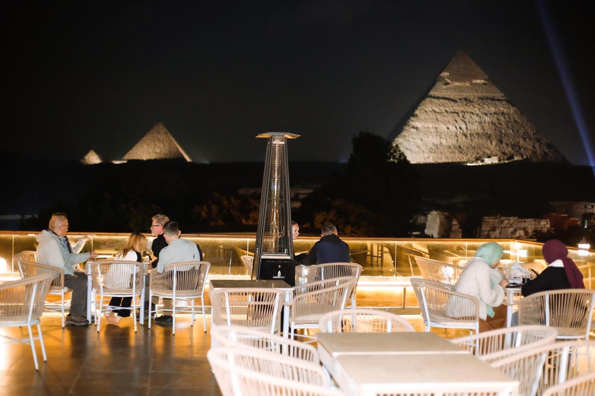 Tree Lounge Pyramids View Inn , Sphinx Giza Kafret el-Gabal Eksteriør bilde